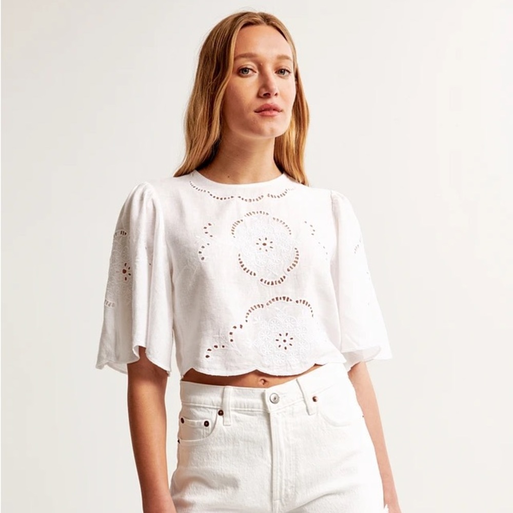 Abercrombie white shirt